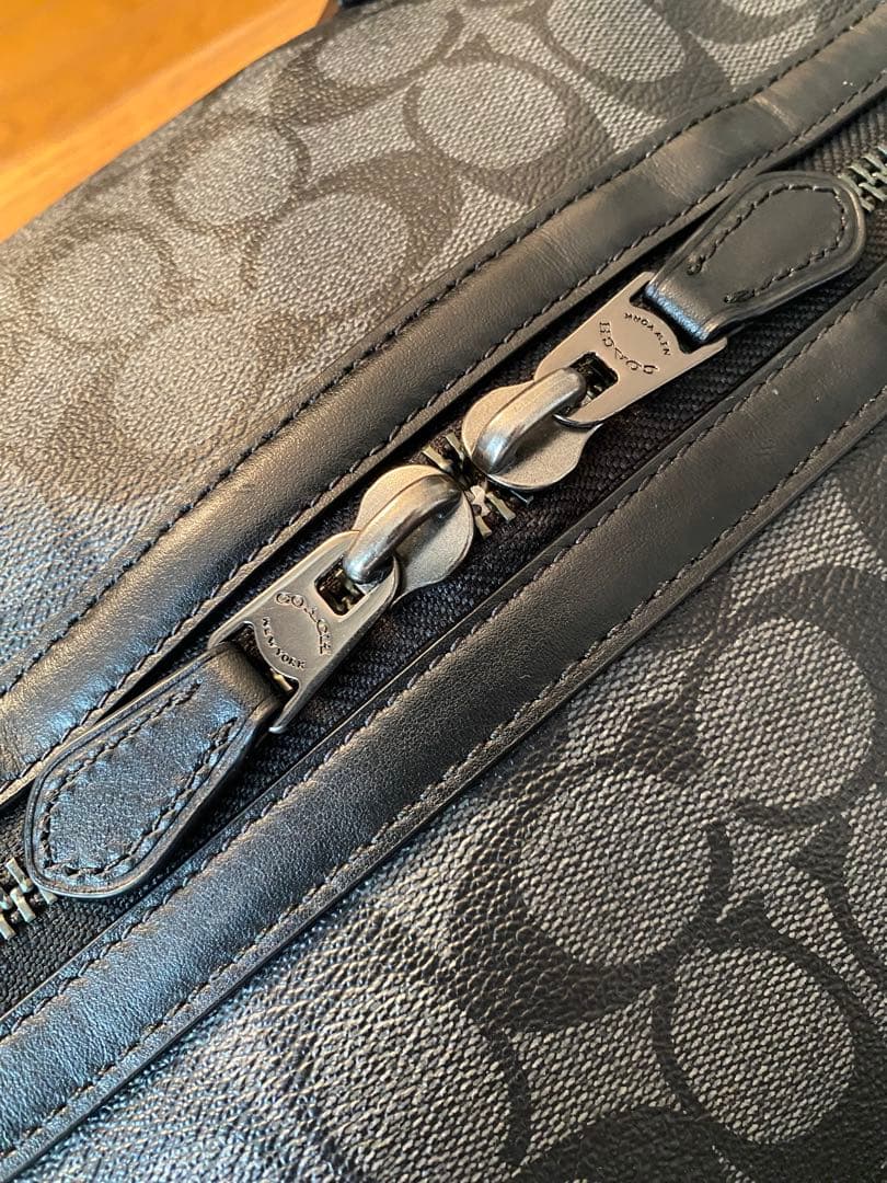 【1回のみ使用】COACH シグネチャー ボストンバッグ 大容量 トラベル仕様