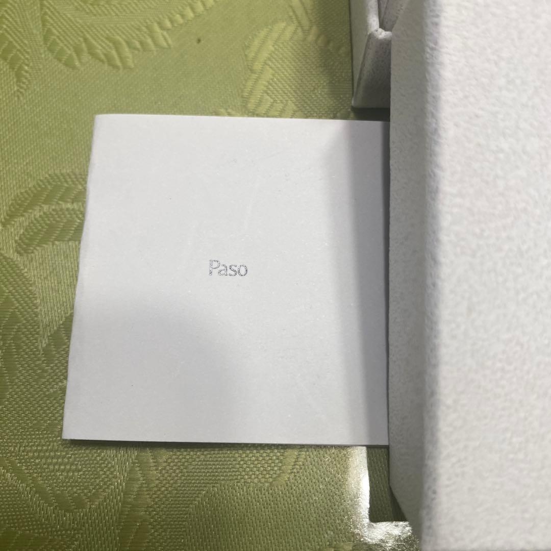 Pasoシルバーリング 滑らかな長方形トップ