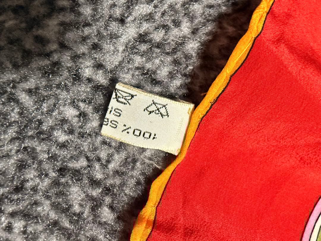 Christian Dior トロピカルスカーフ シルク 約84cm