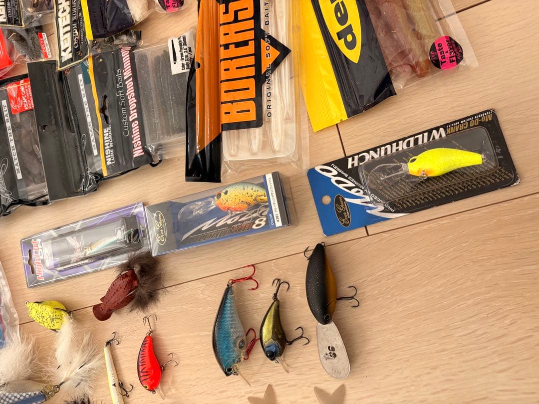 ブラックバス ルアーワームまとめ売り