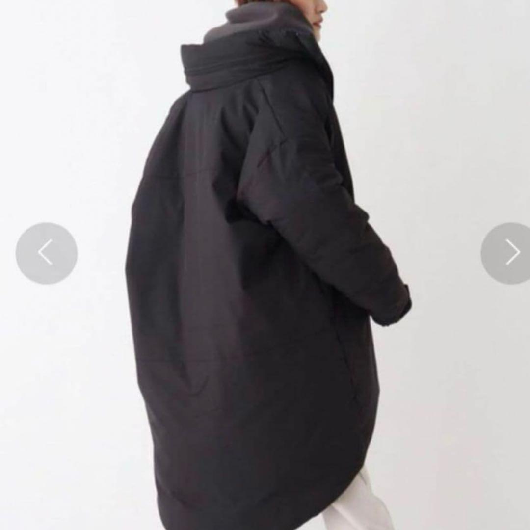 【美品】OPAQUE.CLIP　　ミュラーダウン モンスターコート　ブラック