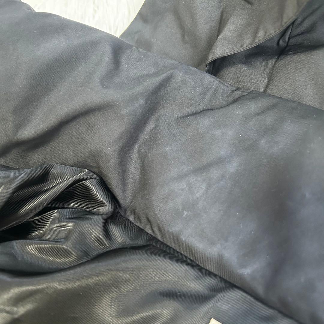 【美品】OPAQUE.CLIP　　ミュラーダウン モンスターコート　ブラック