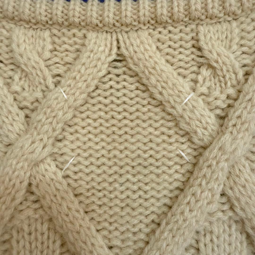 Maison Margiela★肉厚ニット★アラン編み★ワンピース*ジレベスト★