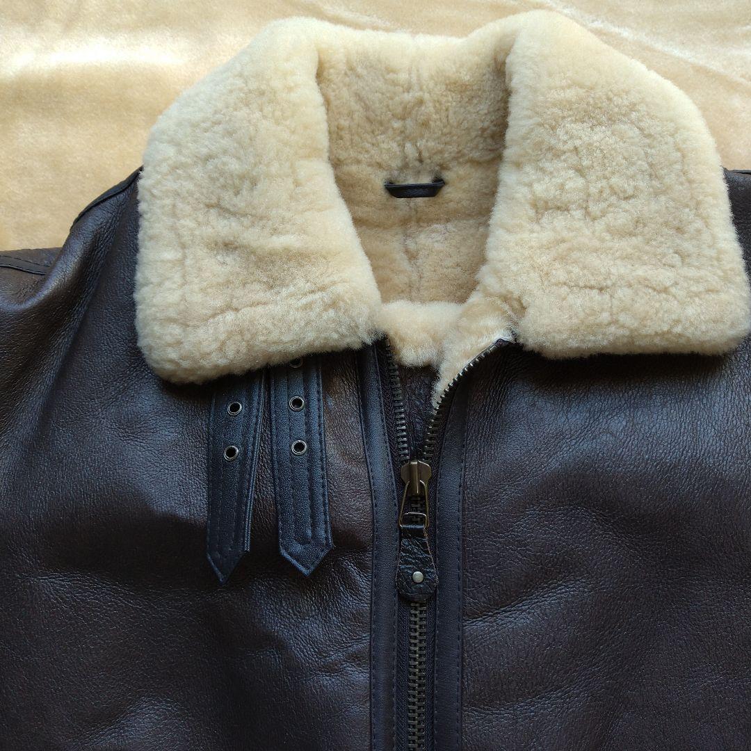 90's B3 XL フライトジャケット ムートンジャケット ツーリング