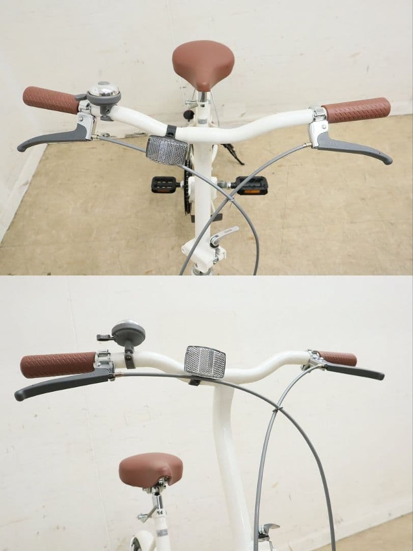 未使用保管品！CAPTAIN STAG 16インチ折り畳み自転車・ホワイト