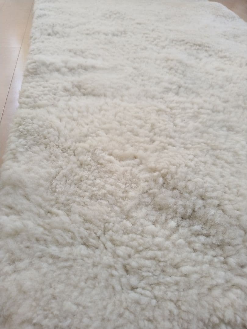 東洋羽毛　ムートン敷パッドS アリエス40(オフホワイト)