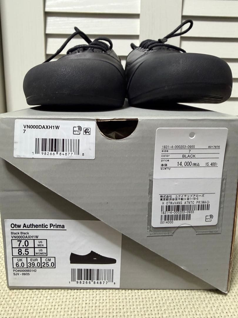 だしまき 様 OTW by Vans OTW オーセンティック プリマ ブラック