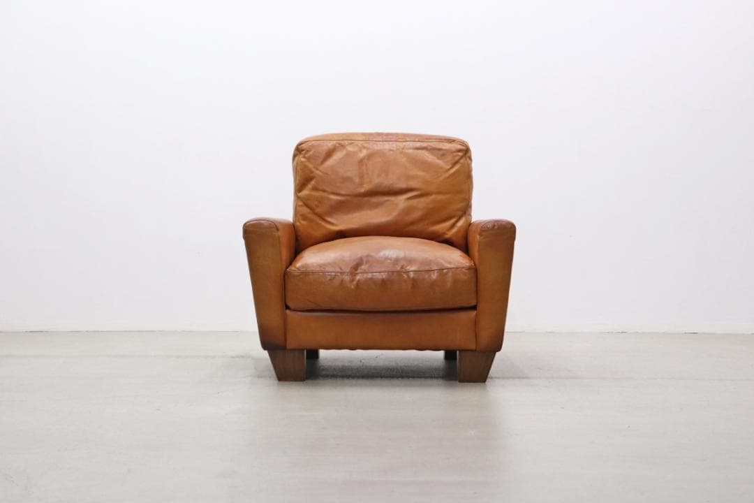 アクメ ファニチャー フレスノ ソファ 1P 1シーター 本革 レザー