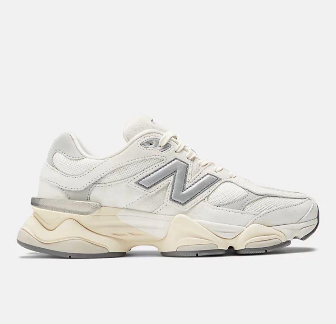 New Balance 9060ECA ホワイトスニーカー 24.0cm
