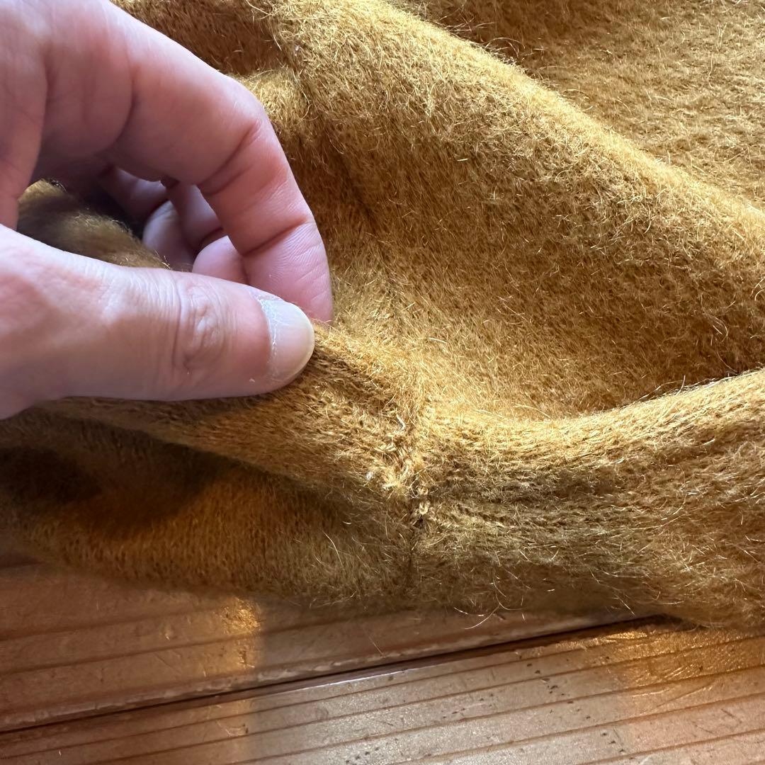 極希少 美品 60s Sears シャギー モヘア ニットカーディガン