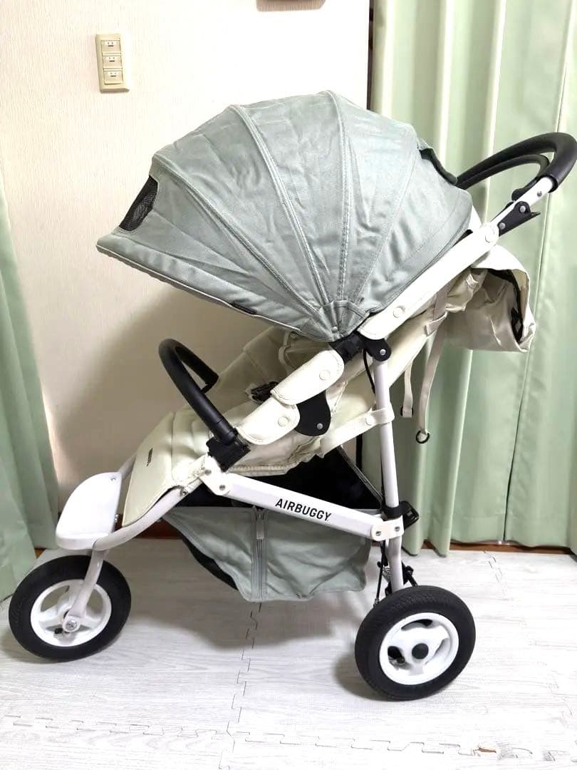 【美品】　エアバギー　ココブレーキexフロムバース　グラスグリーン