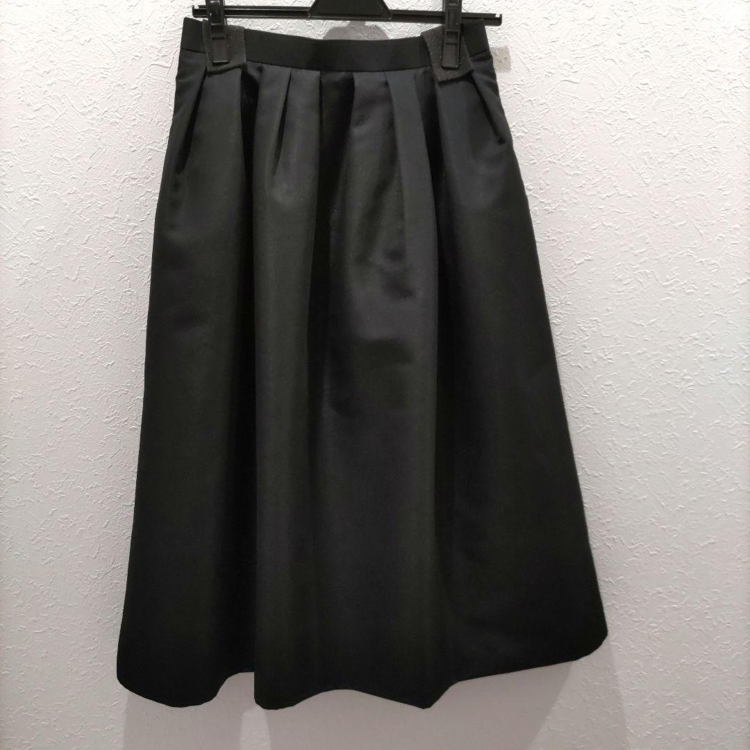liala×PG グログランタックスカート　ロング丈　黒　Lサイズ　フォーマル