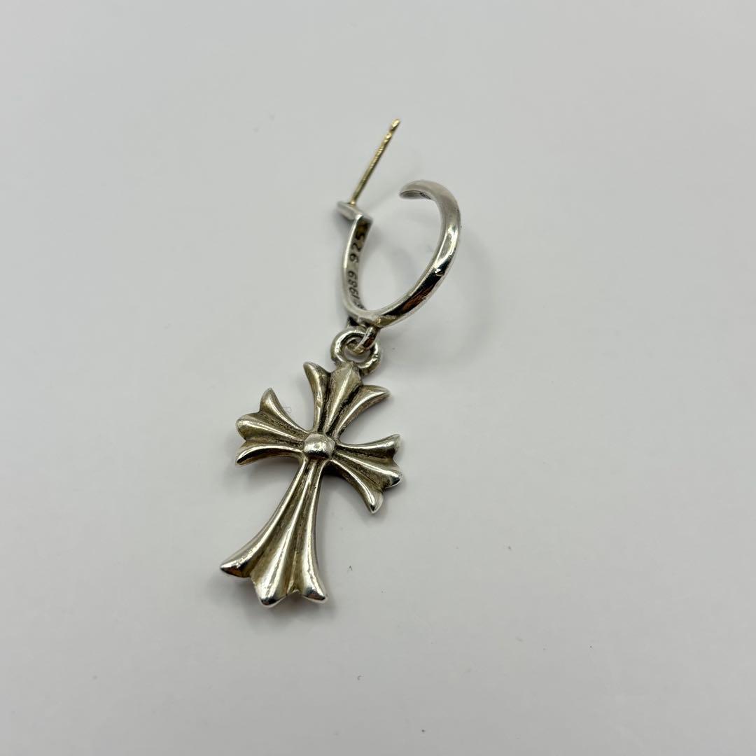 CHROME HEARTS クロムハーツ タイニーCHクロス フープピアス
