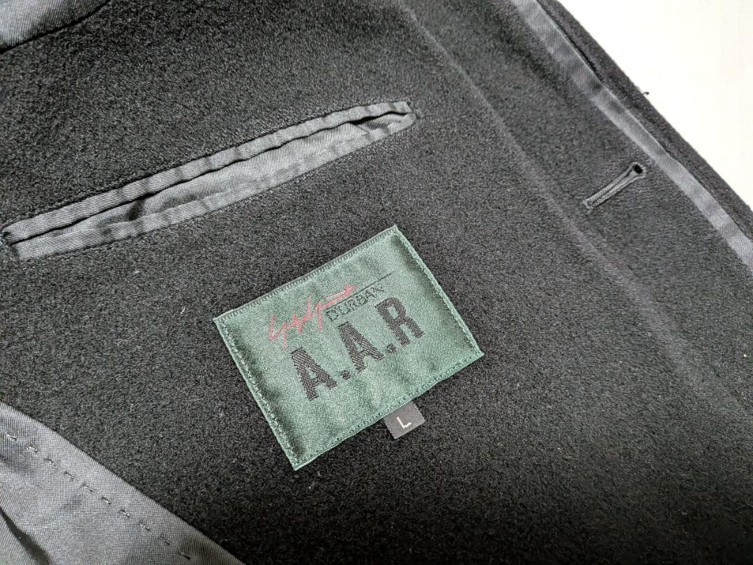 90's Y's ヨウジヤマモト ダーバン ウールカシミヤ バルカラーコート L