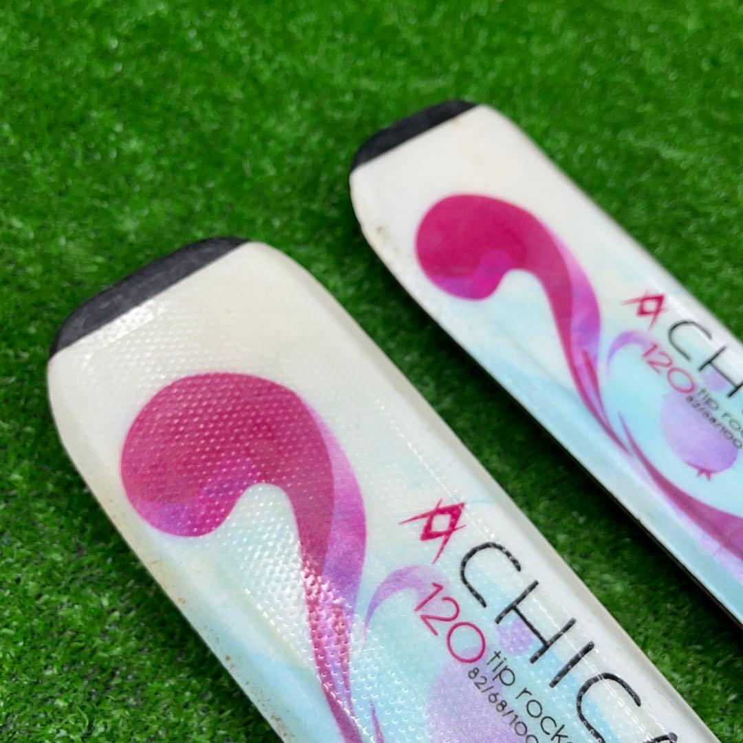 寶SKI-H282 可愛い系 VOLKL 子供用スキー板 120cm剥がれあり