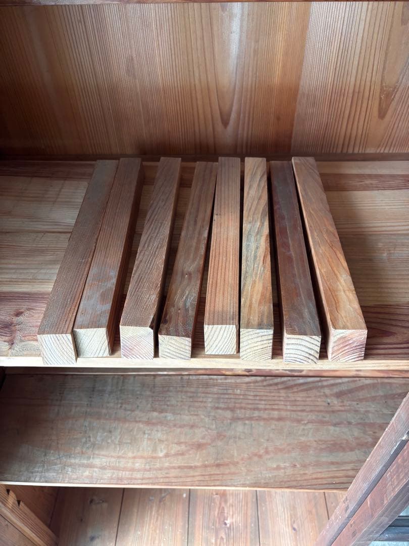 古い水屋　食器棚　ガラス棚　本棚　ガラスケース ショーケース　什器　天然木 1