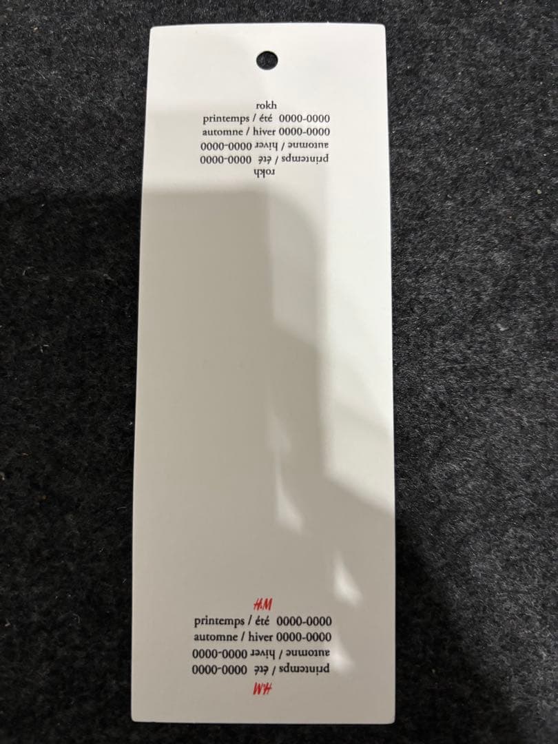 rokh  ボタンディテールツイルトレンチコート L