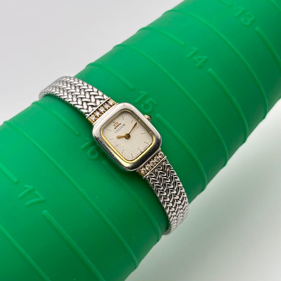 希少✨クレドール CREDOR セイコー ダイヤ 18K エレガント 腕時計