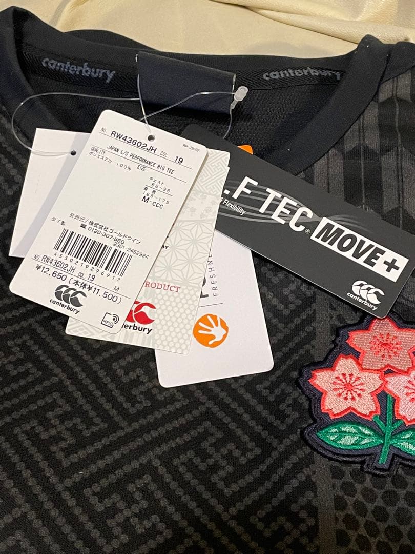 〈新品〉Canterbury レア　ラグビー日本代表 ロング袖シャツ　サイズ M