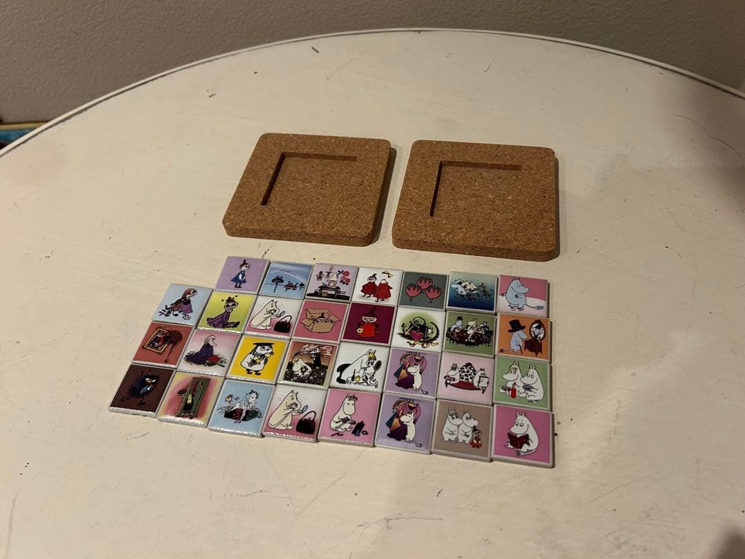 ムーミン タイル31個とコースター2個