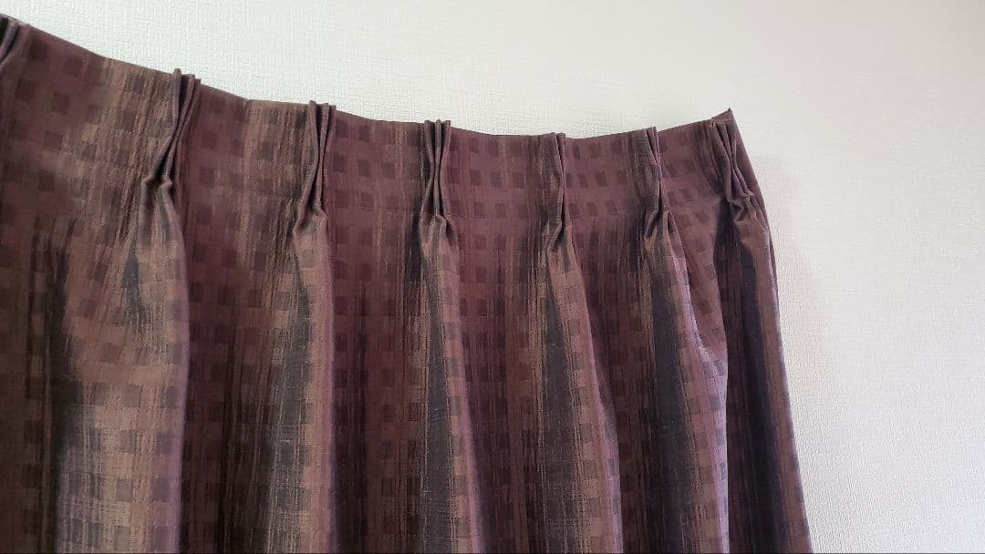 フジエテキスタイル ドット柄 カーテン 幅1000×高さ2200