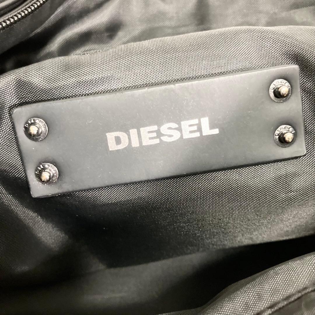 ディーゼル ロゴ トートバッグ ブラック 大容量 多機能 A4可 肩がけ 通勤