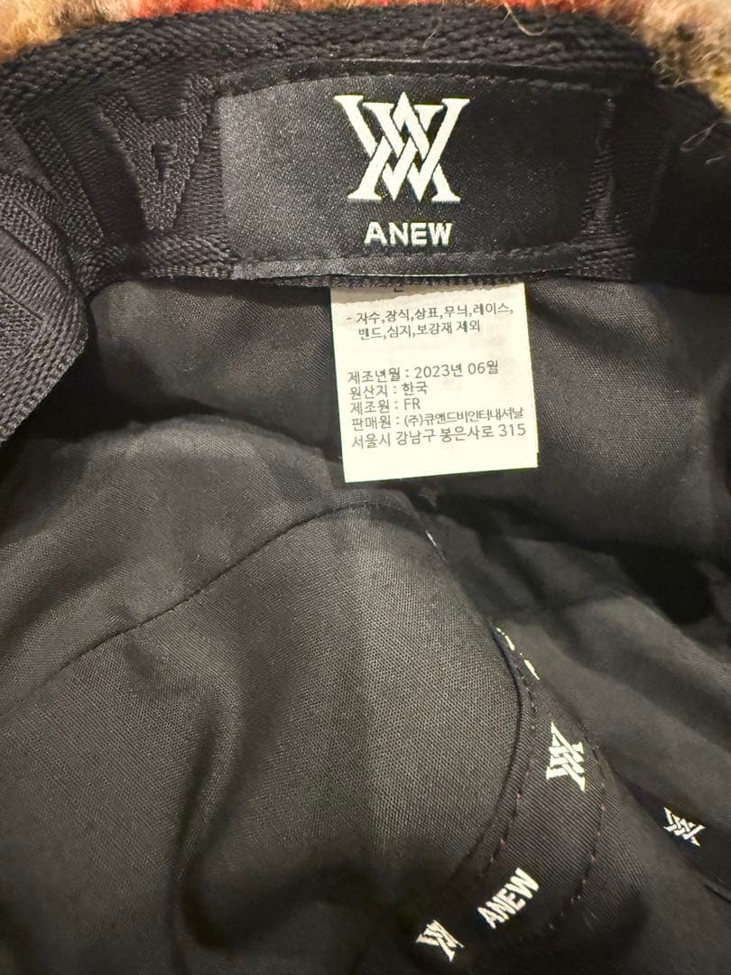 ANEW GOLF アニューゴルフ キャップ　美品