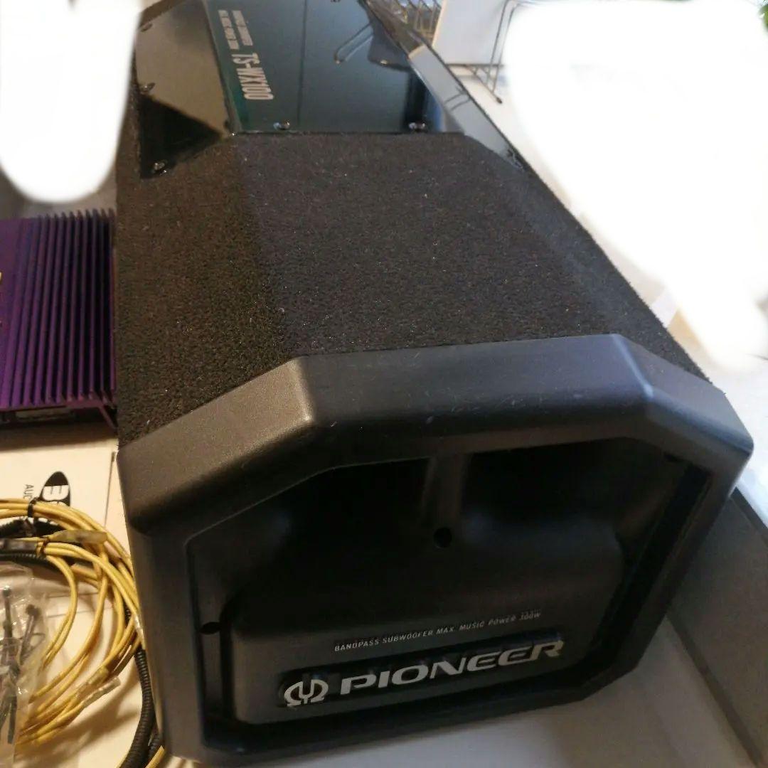 パイオニア TS-WX100+ハイパワーアンプBOSS 600W+直結電源配線付