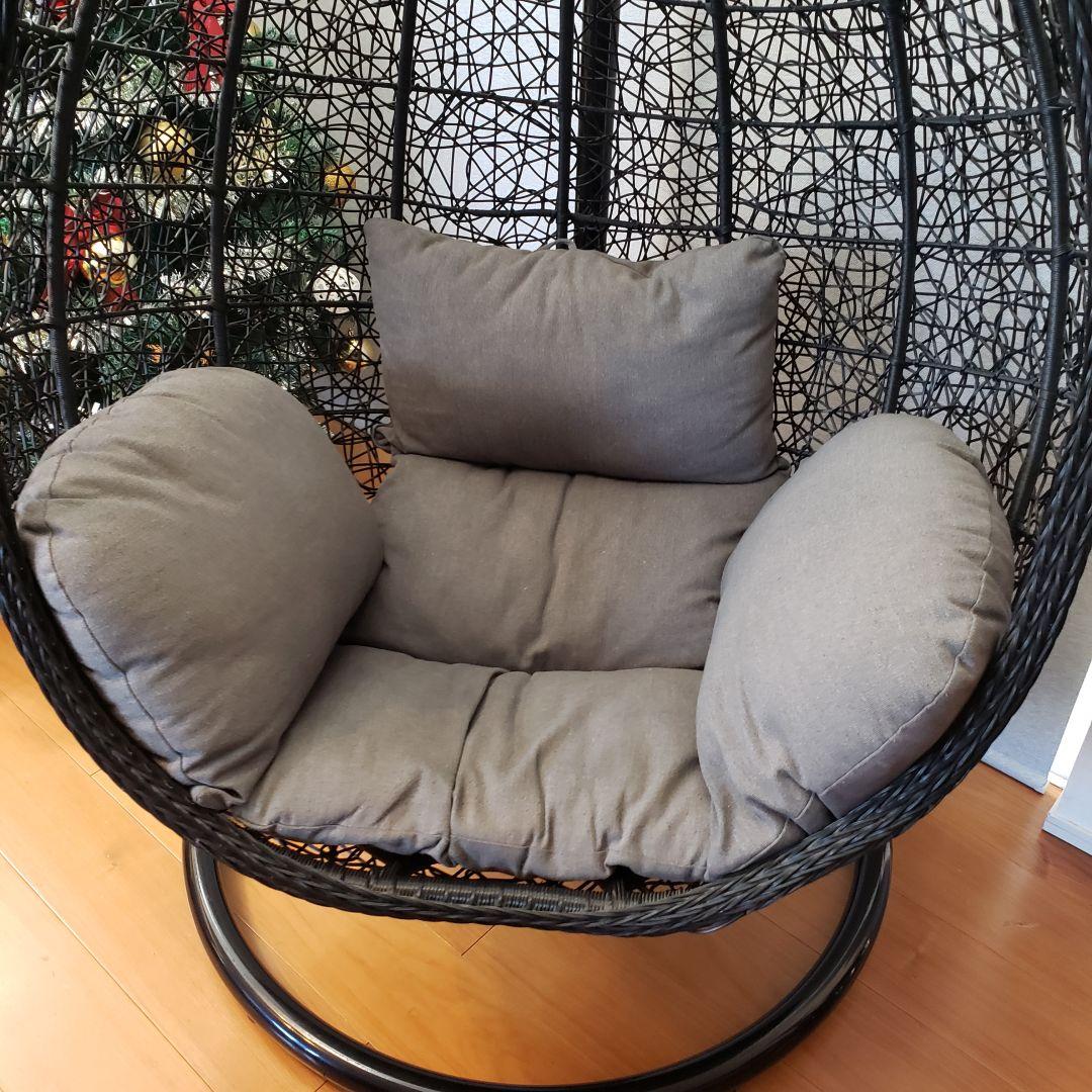 ラタン風ハンキングチェア ハンモック