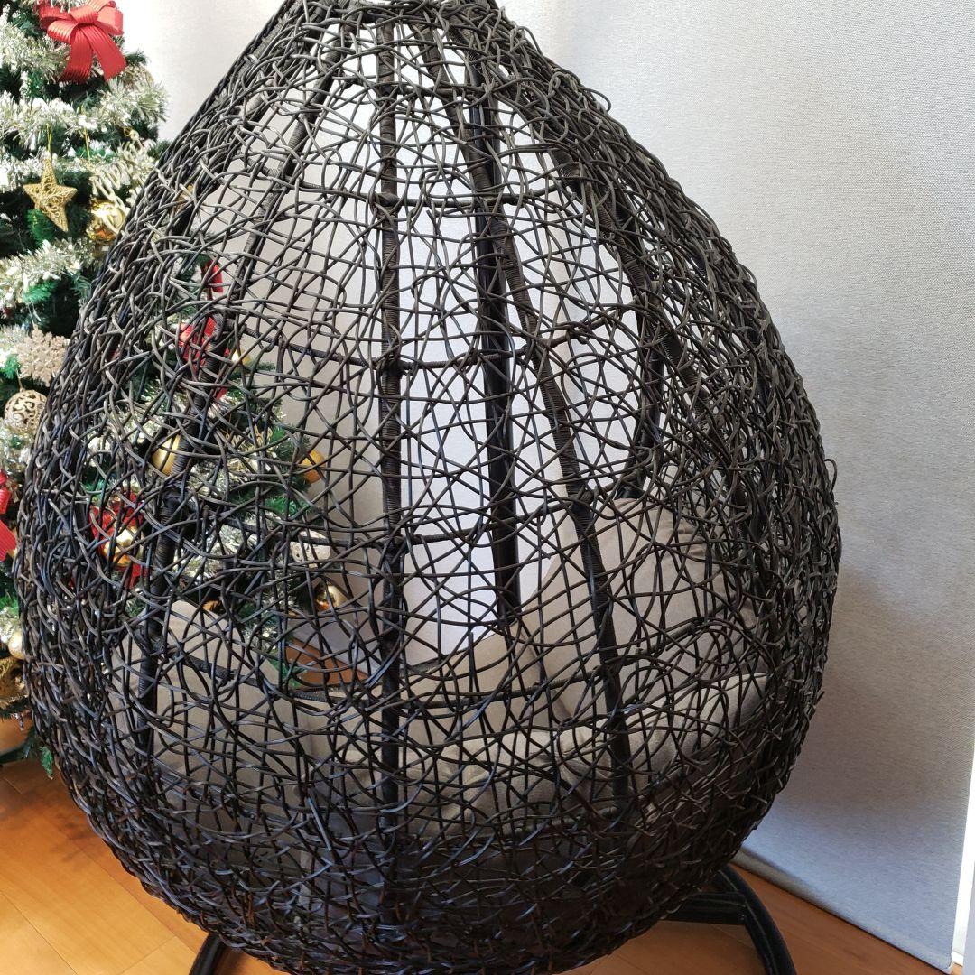 ラタン風ハンキングチェア ハンモック