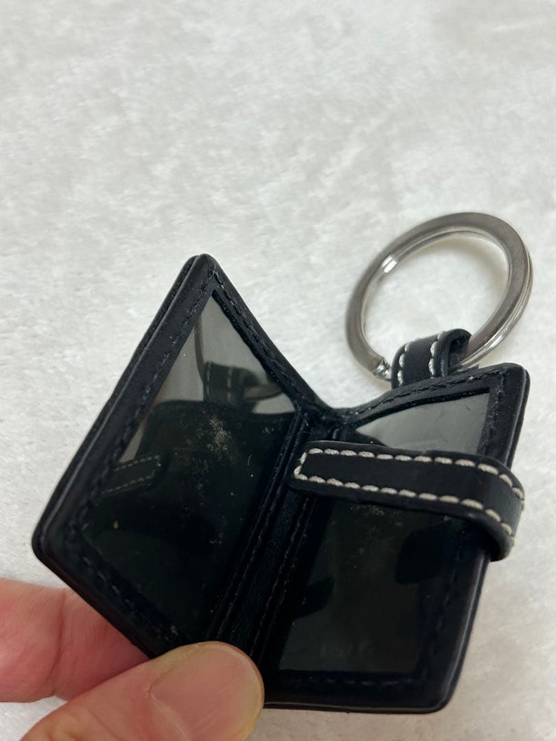 コーチ COACH キーホルダー 写真 キーリング フレーム チャーム