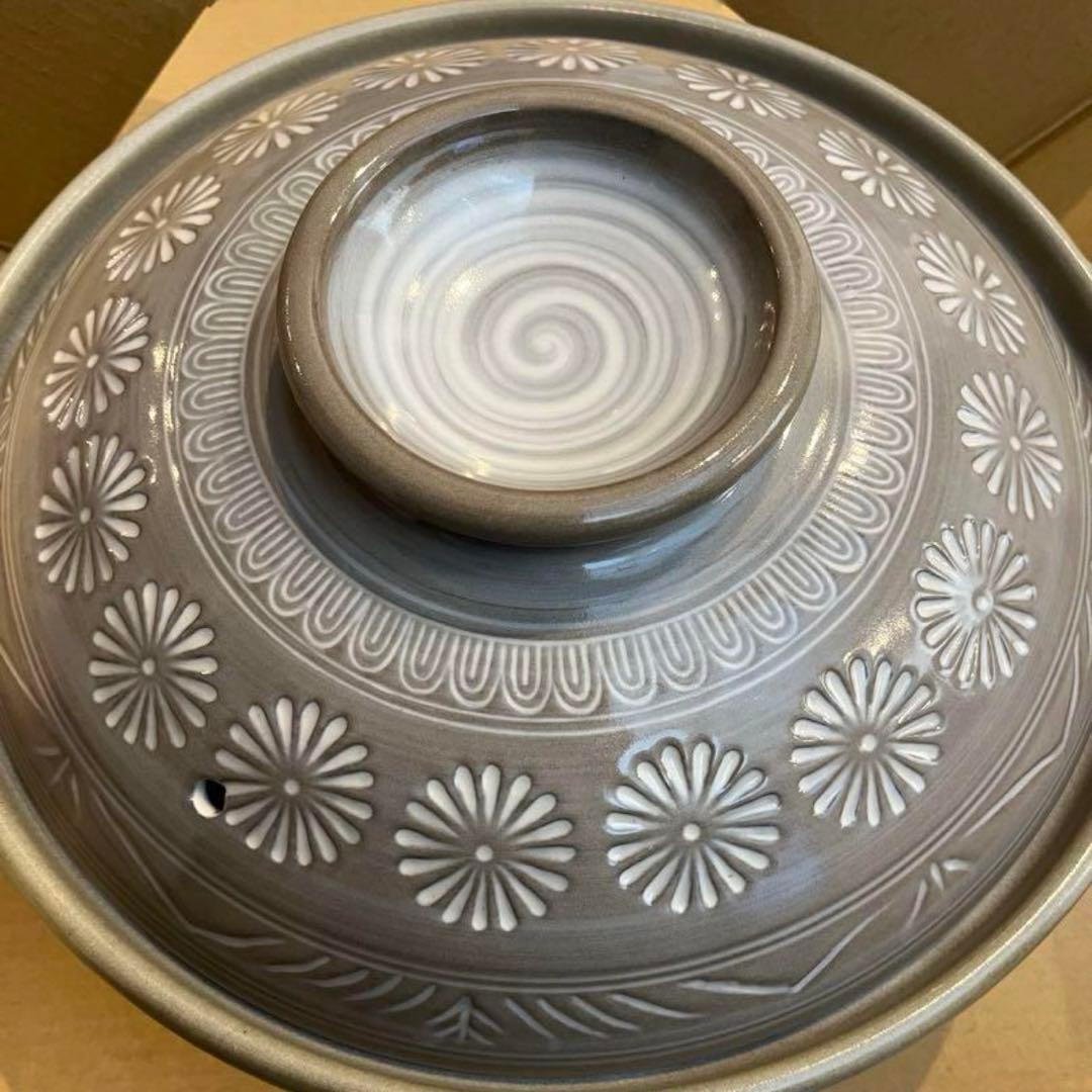 【wellz】　IH対応　Gimpo 三島　土鍋　10号　日本製