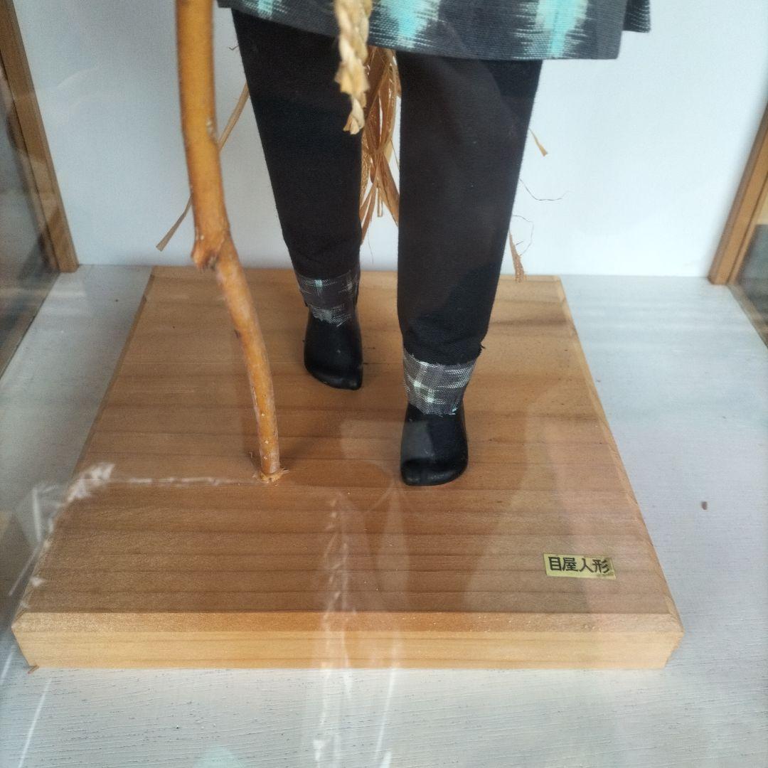 目屋人形　専用ガラスケースつき　日本人形