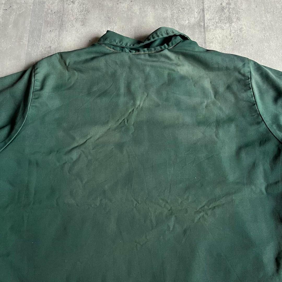 【50-60s vintage】コットンギャバ　ワークジャケット　フェード　短丈