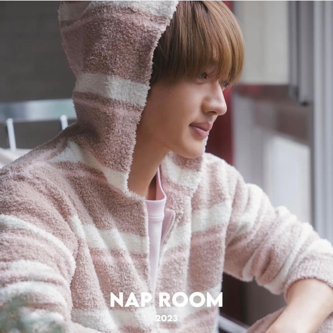 ジップパーカー ルームウェアパジャマ (ピンク)