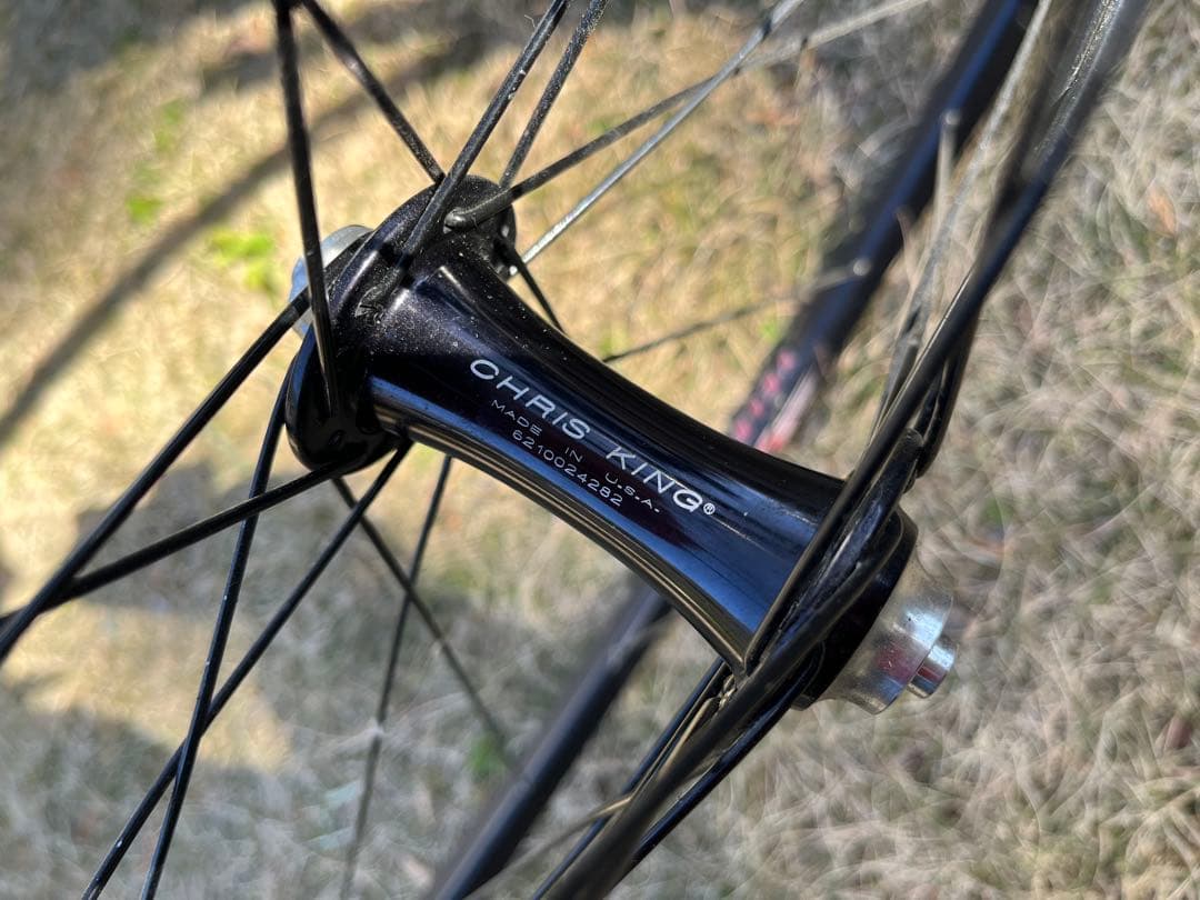 クリスキング　R45 ロードハブ　velocityリム