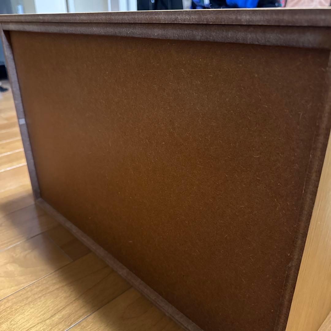 asami無印良品 木製収納ケース 2段 ワイド オーク材ユニットシェルフ