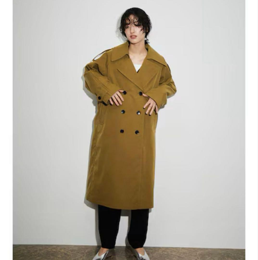 アダムエロペ　ドルマンオーバートレンチコート