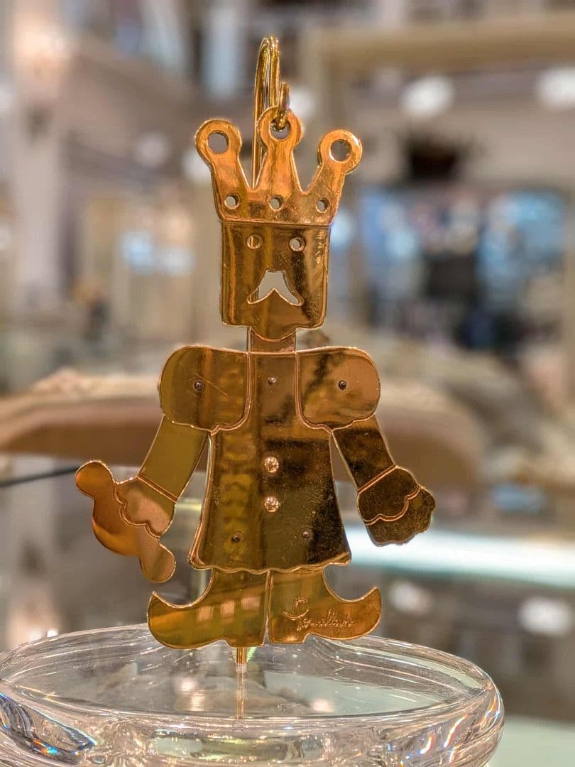 ポメラート 希少品 吊るし飾り 棒付き 黄金 キング 真鍮製