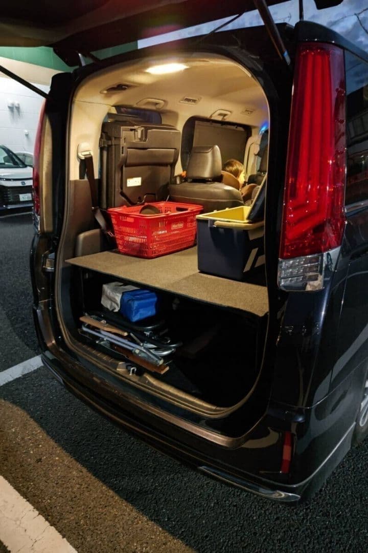 マットなし　80系　ヴォクシー、ノア、エスクァイア　収納　ベッドキット　車中泊