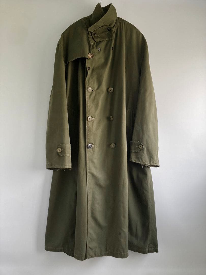 ジャケット・アウター 50s French Military Officer Trench Coat