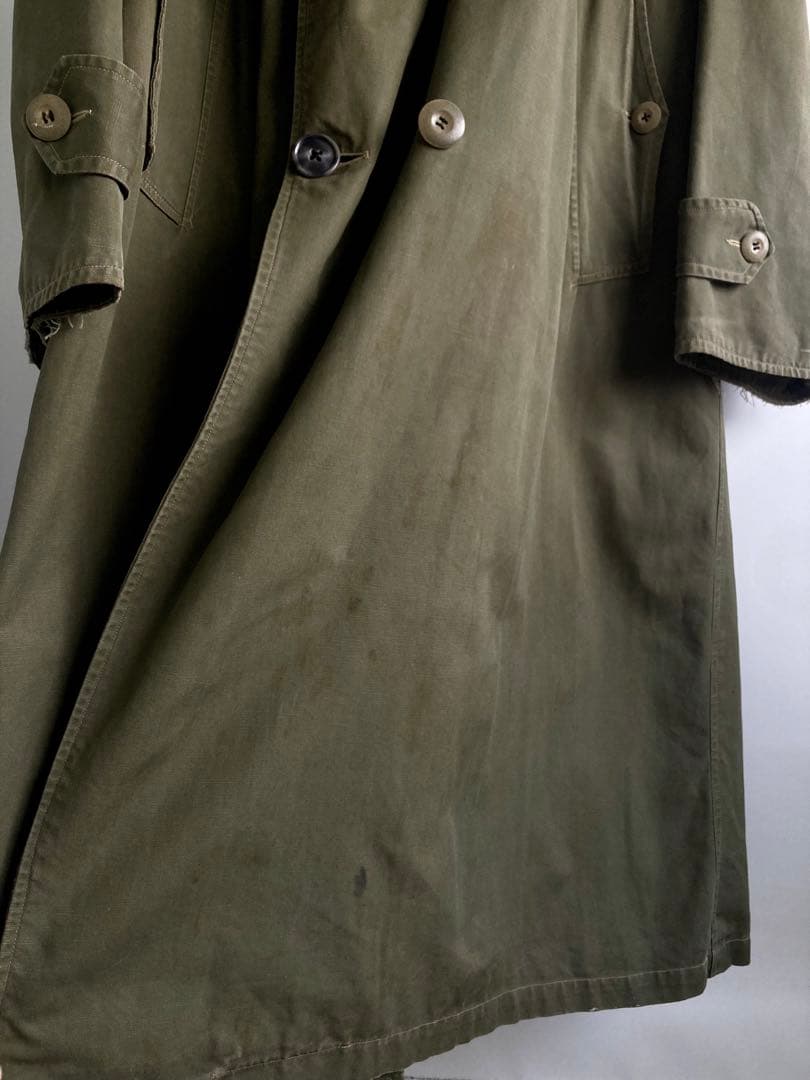 ジャケット・アウター 50s French Military Officer Trench Coat