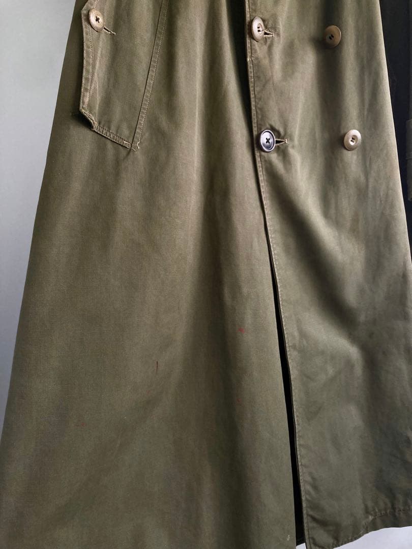 ジャケット・アウター 50s French Military Officer Trench Coat