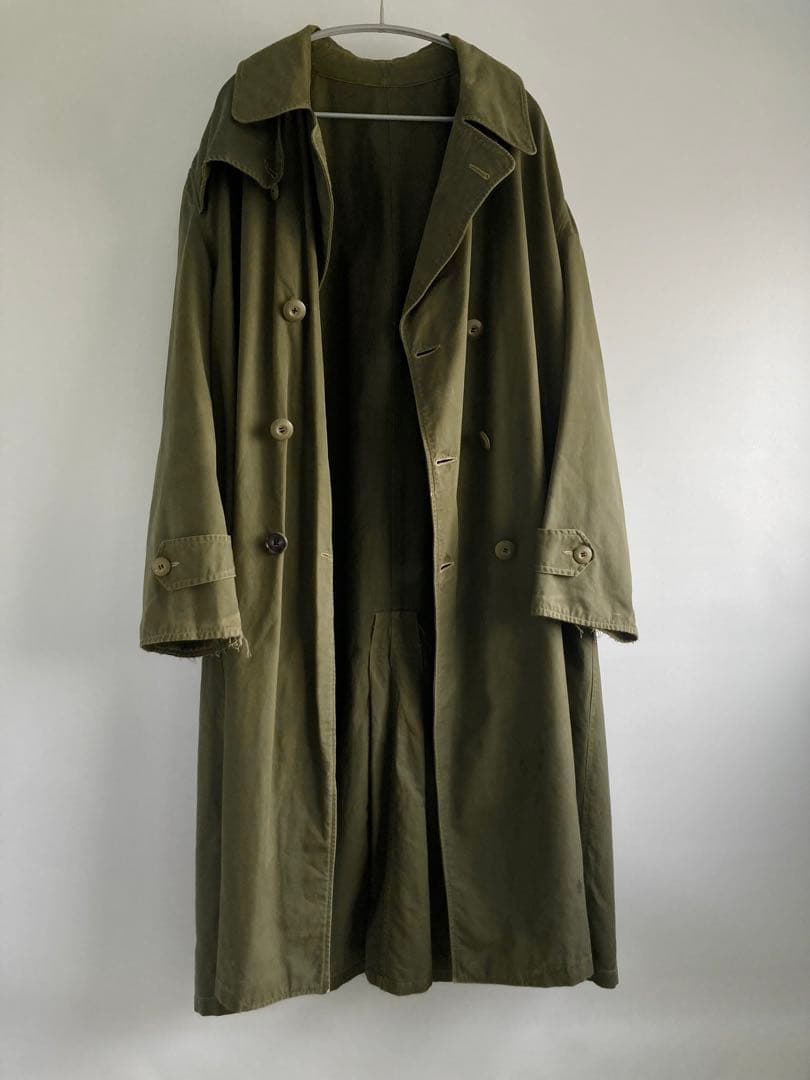 ジャケット・アウター 50s French Military Officer Trench Coat