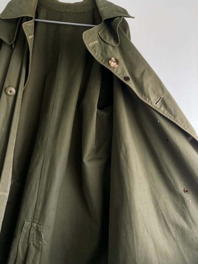 ジャケット・アウター 50s French Military Officer Trench Coat