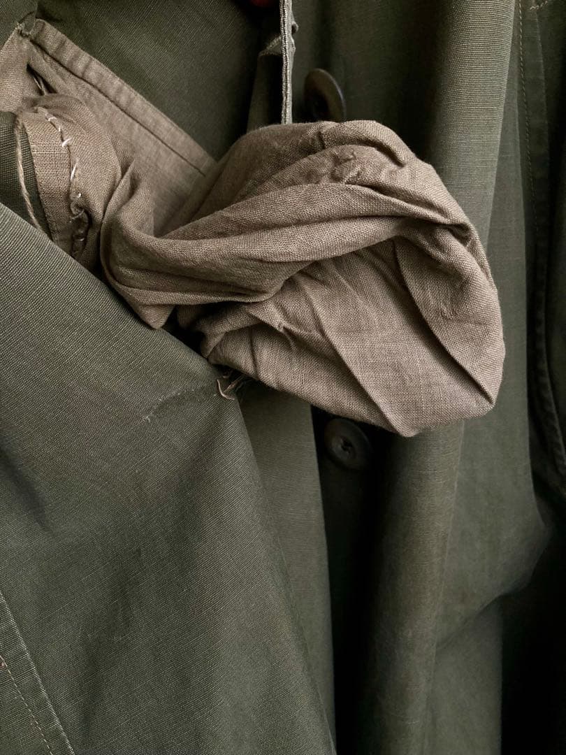 ジャケット・アウター 50s French Military Officer Trench Coat