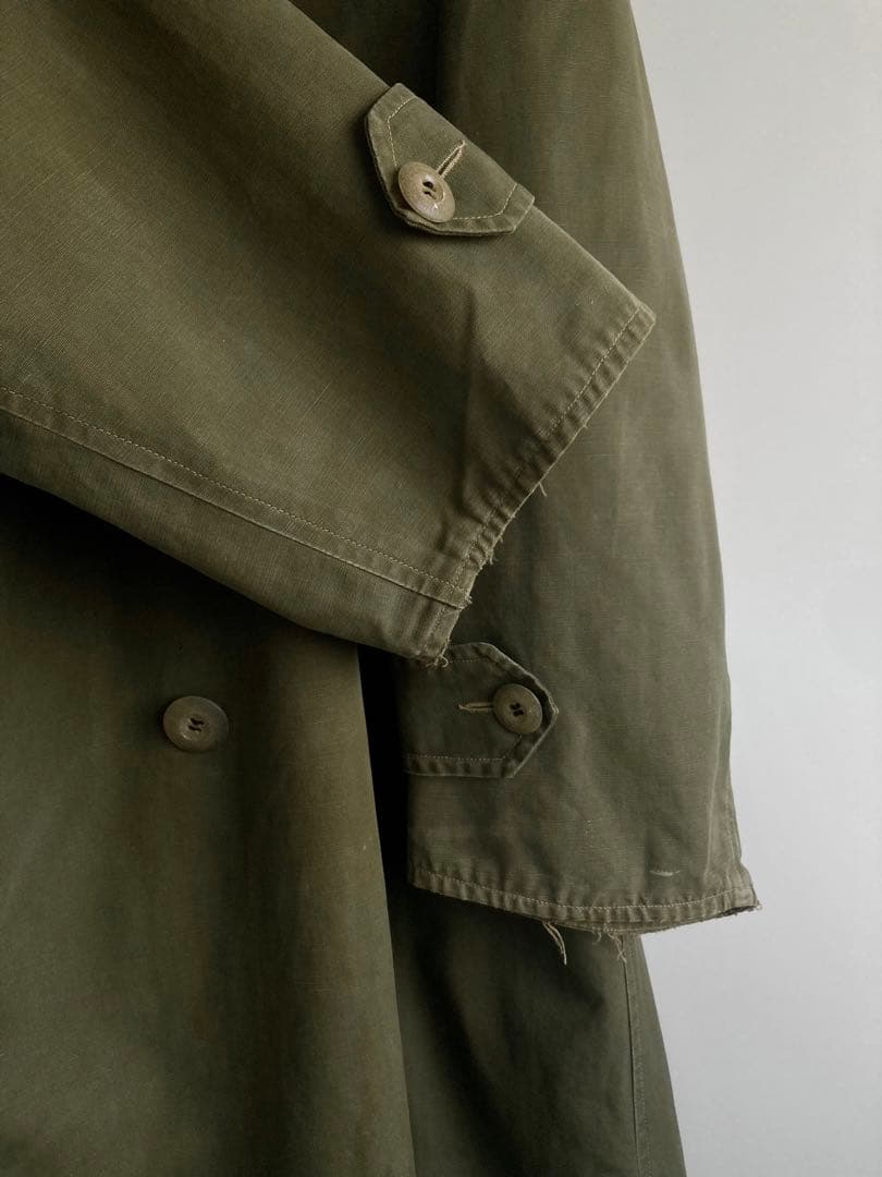 ジャケット・アウター 50s French Military Officer Trench Coat