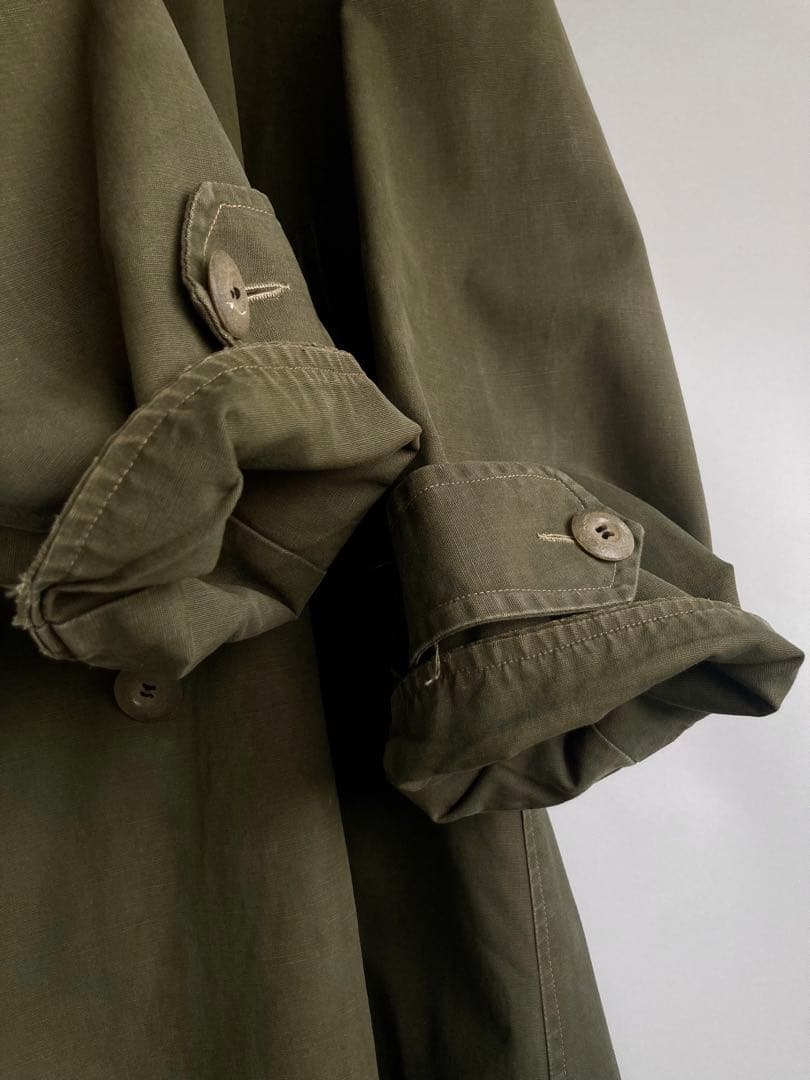 ジャケット・アウター 50s French Military Officer Trench Coat