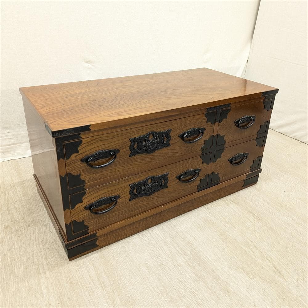 美品　キャピック　整理箪笥　ローチェスト　タンス　チェスト　引き出し　ドロワー