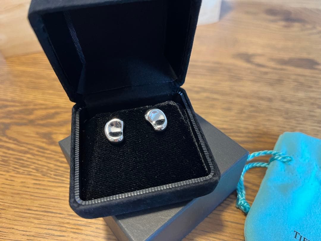 Tiffany ティファニー プラチナ pt950 ビーンピアス 11mm